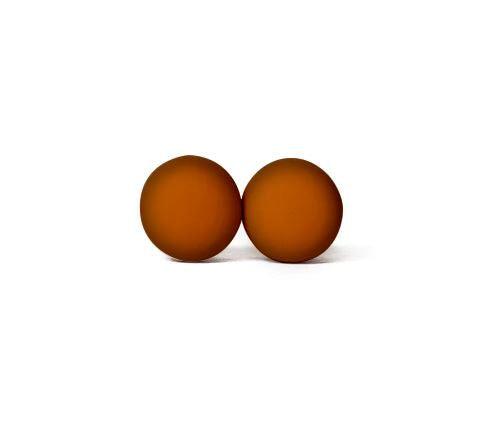 Matte Hijab Magnets (Circle) - Golden Brown - (Pair of 2)