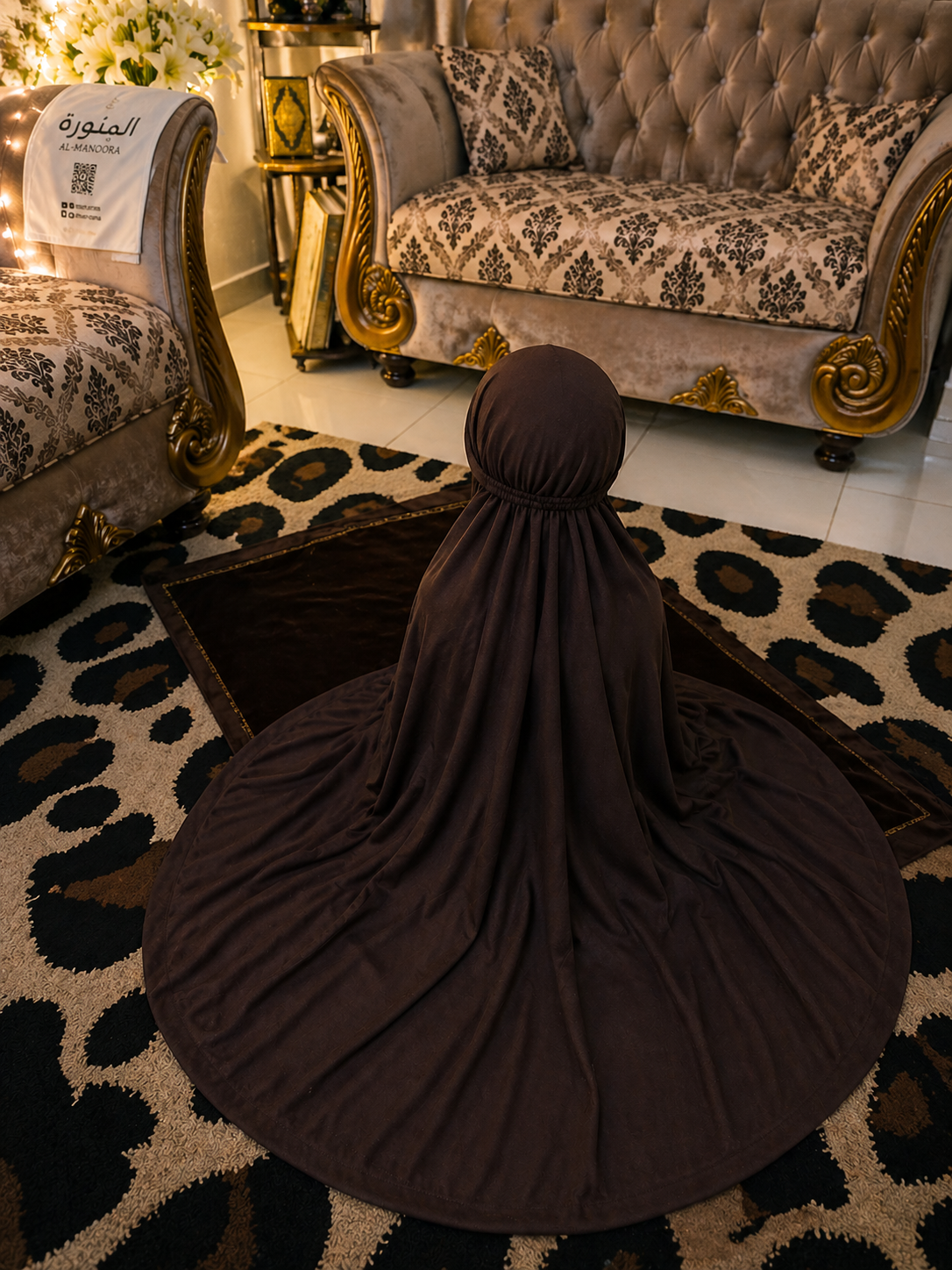 Kids Namaz Chadar – Brown
