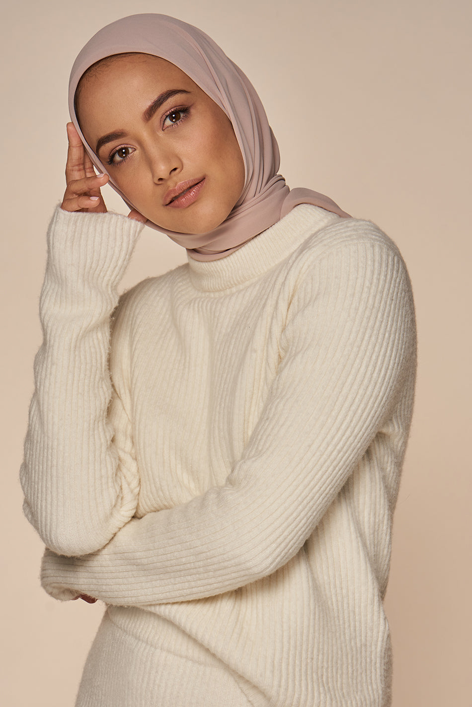 Everyday Chiffon Hijab - Light Mink
