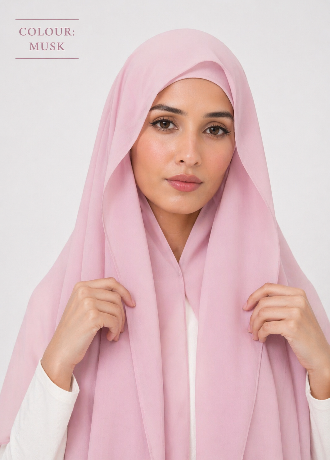 Musk— Instant Chiffon Hijab with Built-in Magnets