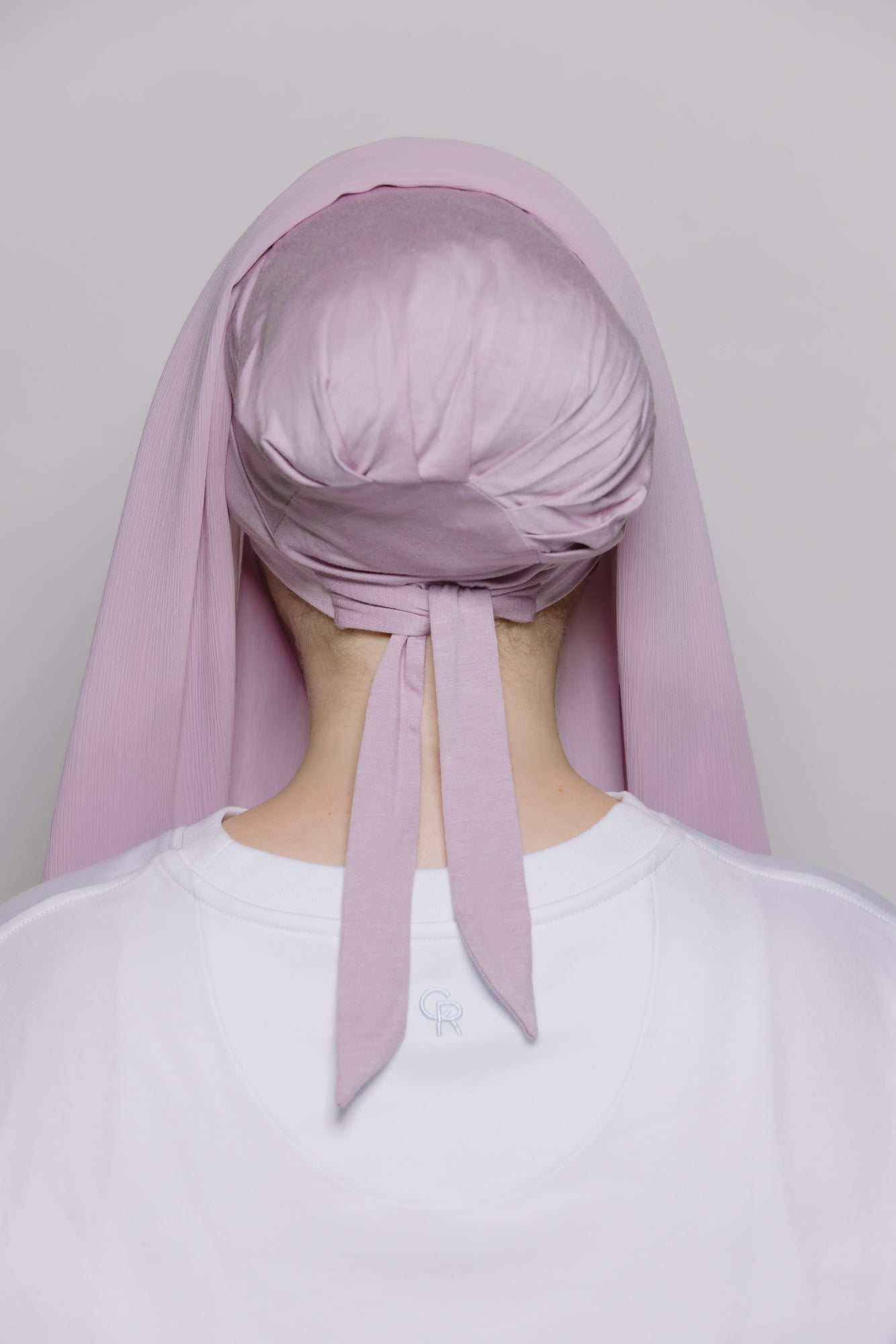 Wisteria — Instant Shinny Crinkle Chiffon Hijab with Built-in Magnets
