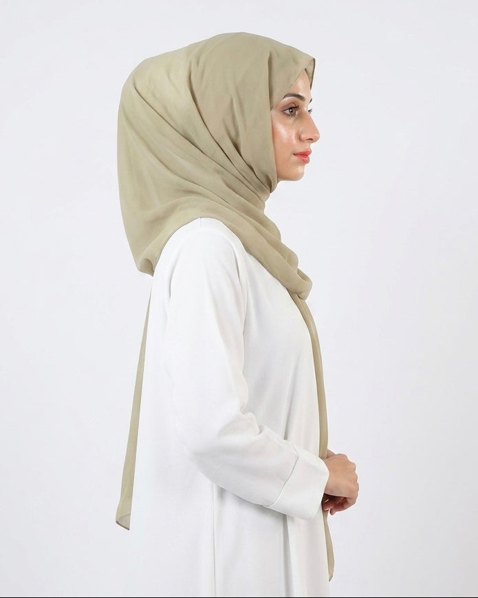 Pistachio — Instant Chiffon Hijab with Built-in Magnets