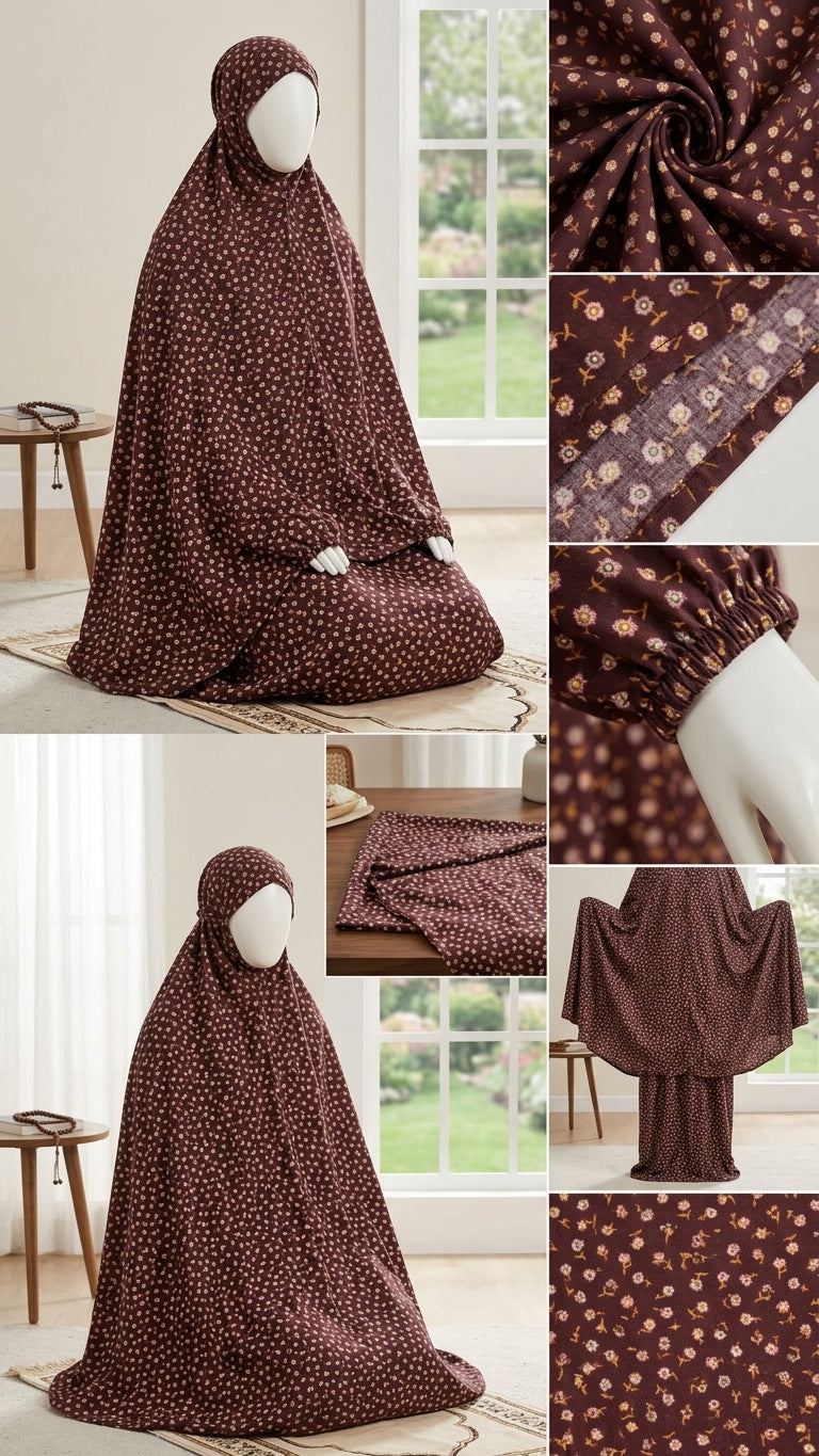 Kids Printed Maroon