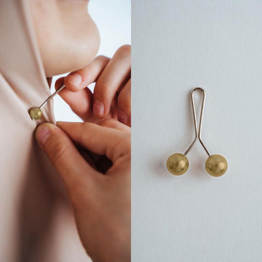 Turkish Hijab Pins Lime - Pack Of 6