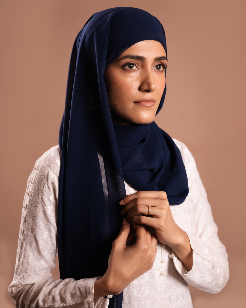 Instant Chiffon Hijab with Built-in Cap