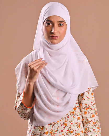 Instant Chiffon Hijab with Built-in Cap