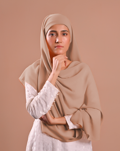 Instant Chiffon Hijab with Built-in Cap