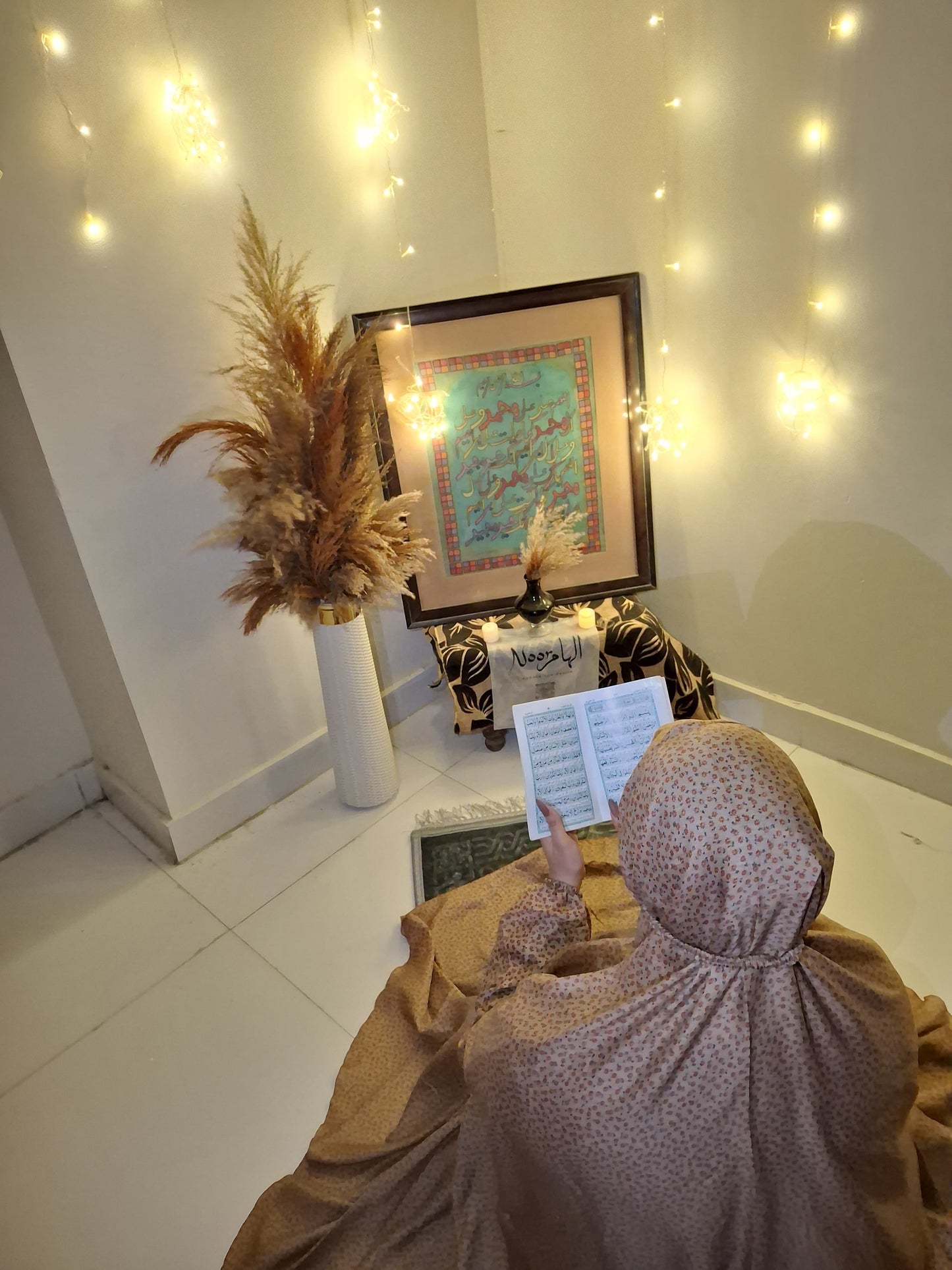 Adult Namaz Chadar - Printed Fawn
