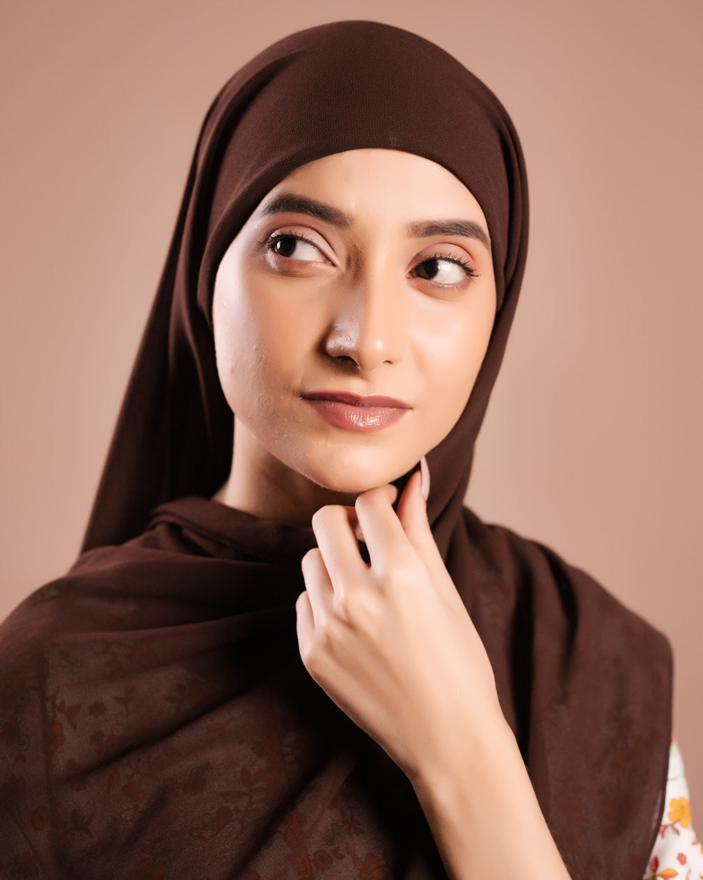 Instant Chiffon Hijab with Built-in Cap