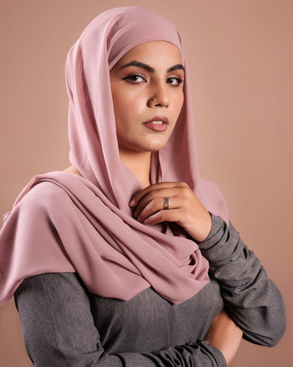 Instant Chiffon Hijab with Built-in Cap