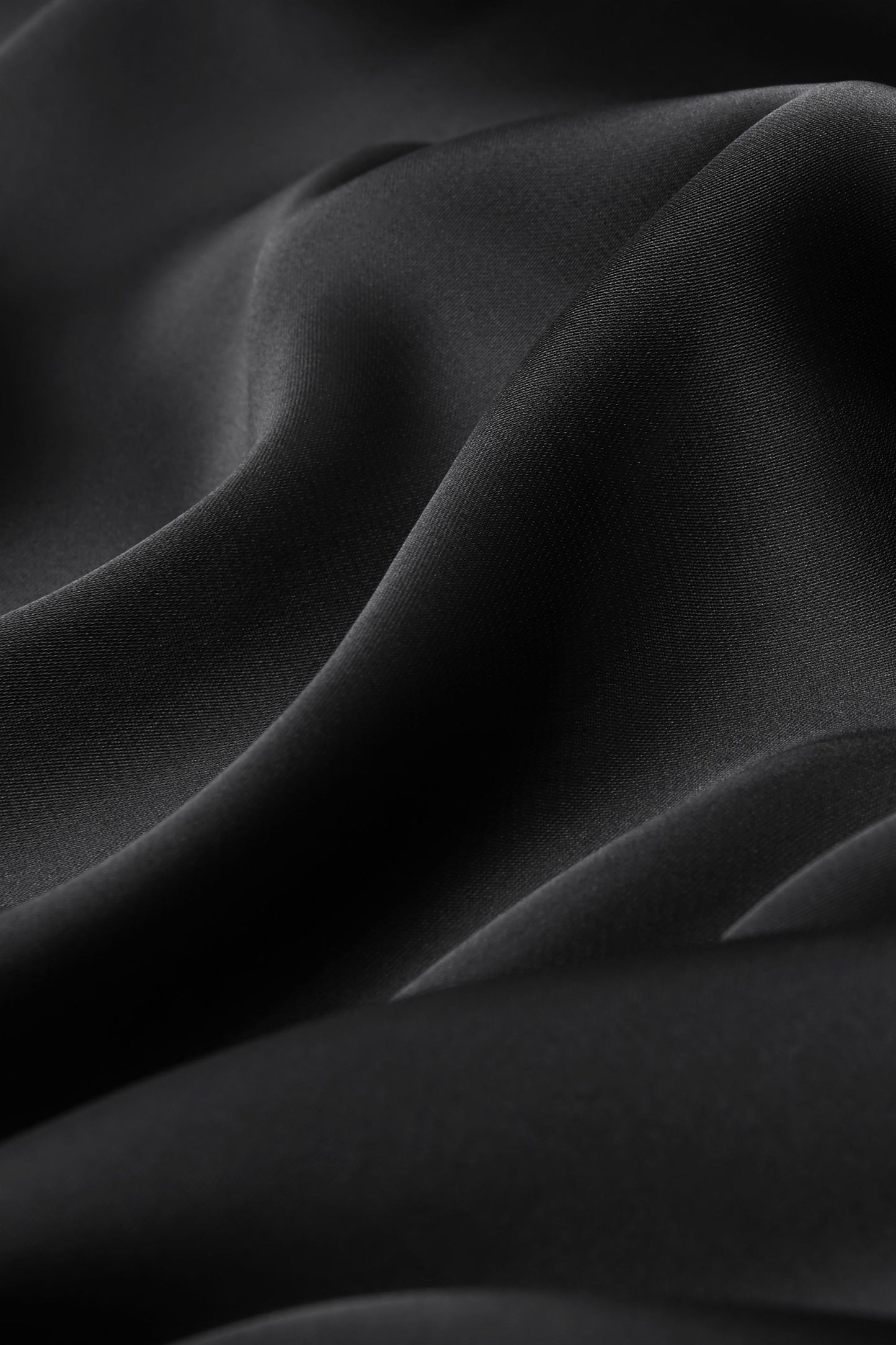 Perfect Satin Hijab - Black