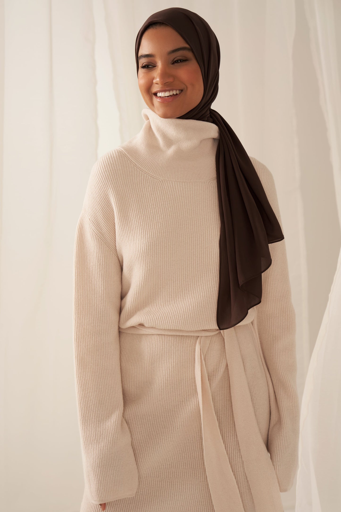 Everyday Chiffon Hijab - Espresso