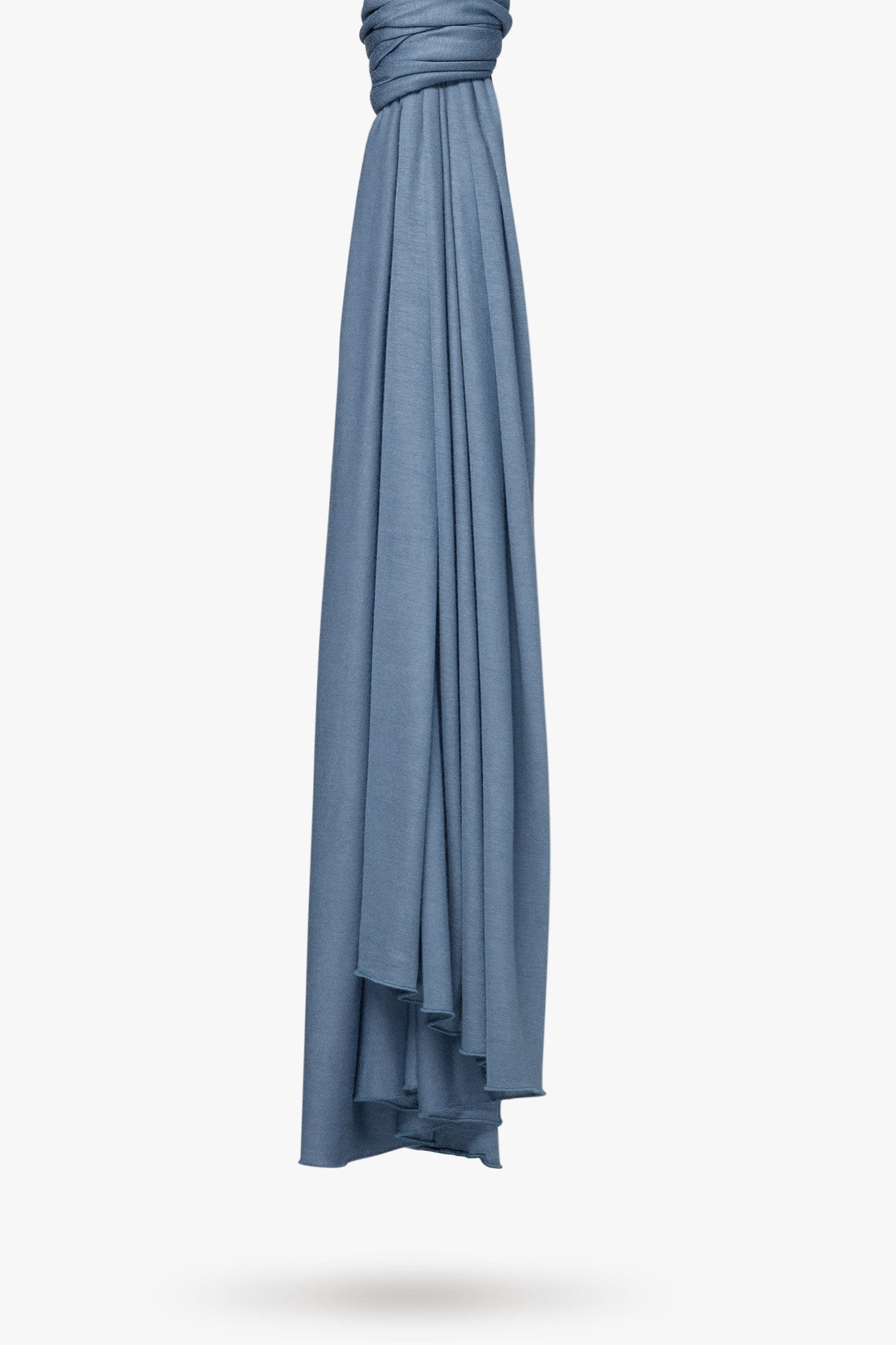 Premium instant Jersey Hijab - French Blue