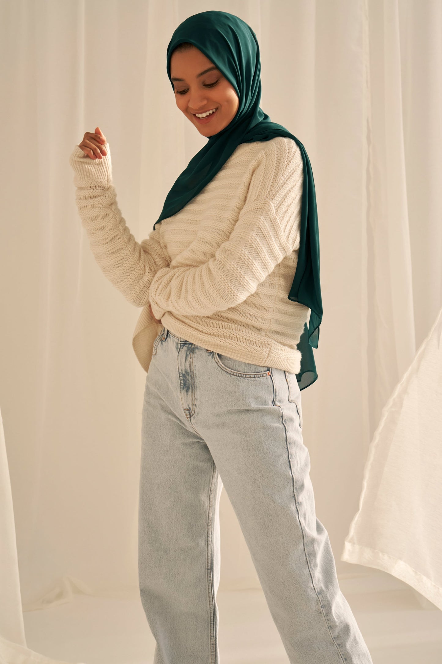 Everyday Chiffon Hijab - Forest Green