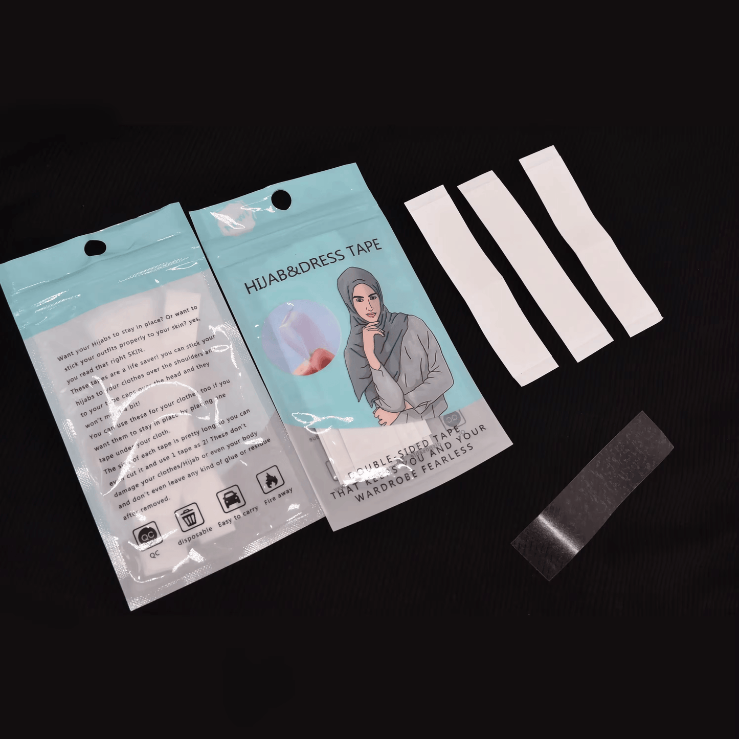 Double Sided Hijab Tape - pack of 35