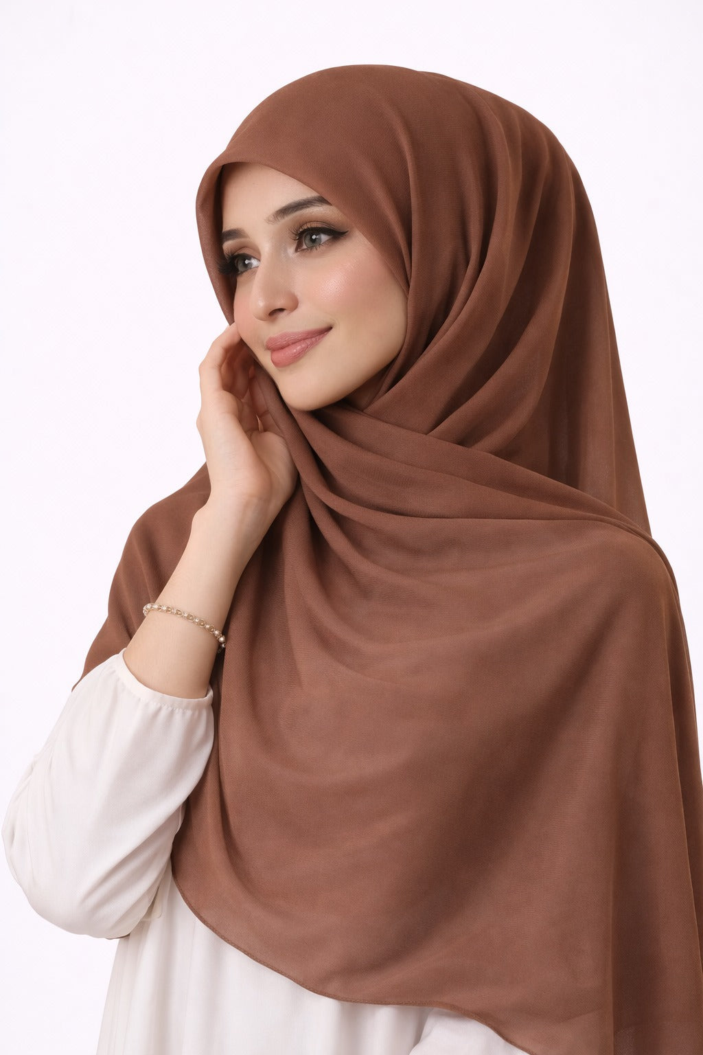 Sable— Instant Chiffon Hijab with Built-in Magnets
