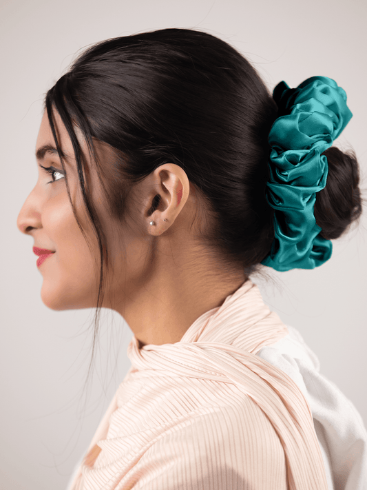 Silk Scrunchie in Mix Colours