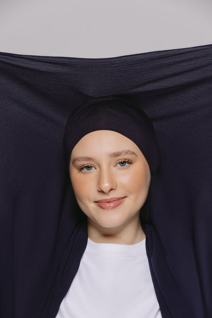 Storm — Instant Crinkle Chiffon Hijab with Built-in Magnets
