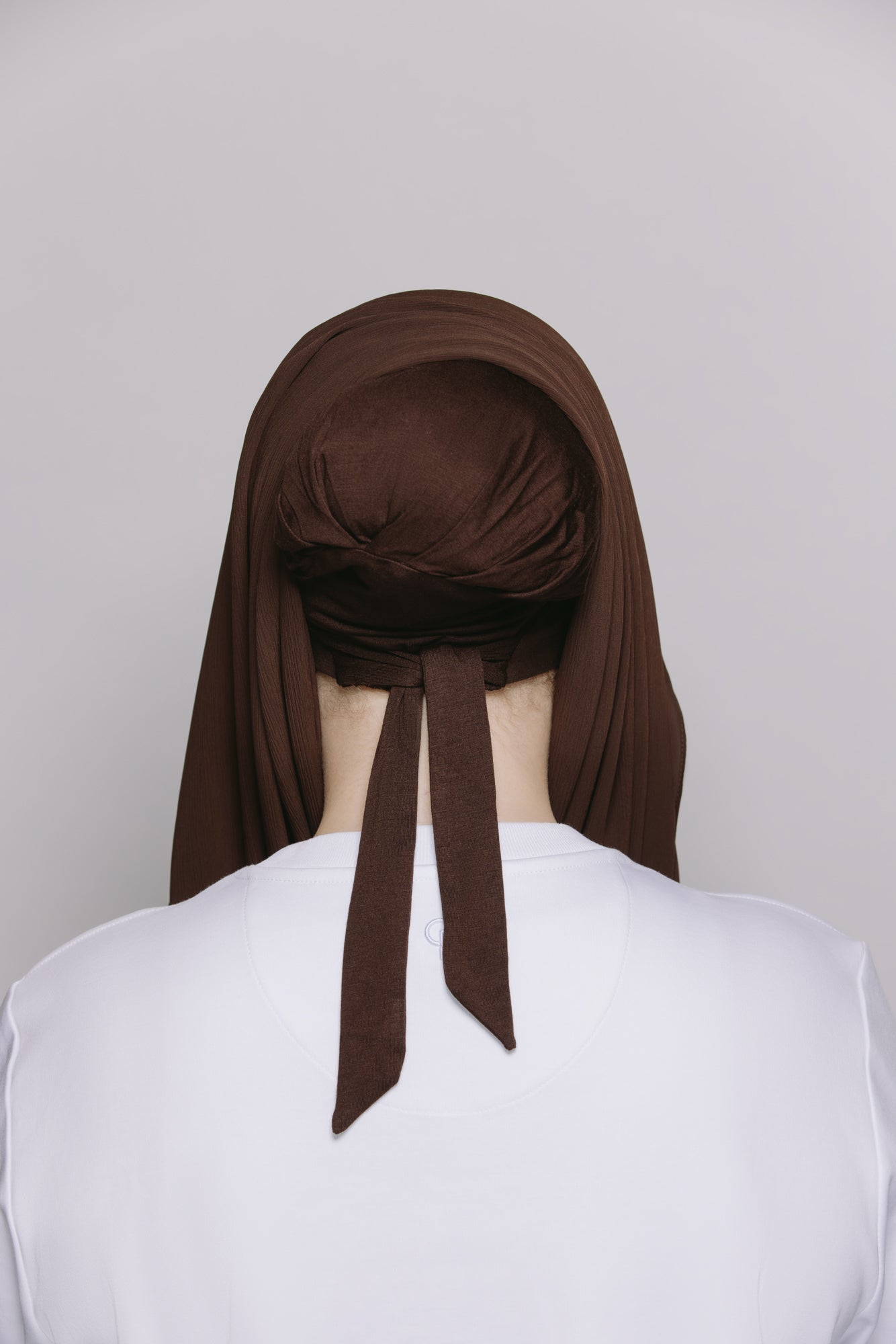 Cocoa — Instant Crinkle Chiffon Hijab with Built-in Magnets