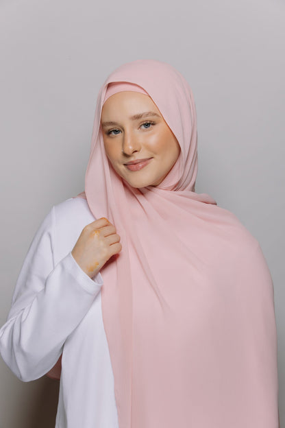 Petal — Instant Crinkle Chiffon Hijab with Built-in Magnets