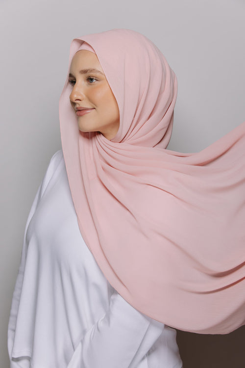 Petal — Instant Crinkle Chiffon Hijab with Built-in Magnets