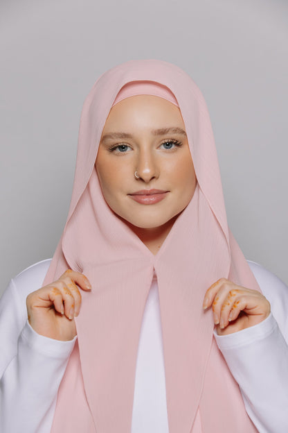 Petal — Instant Crinkle Chiffon Hijab with Built-in Magnets