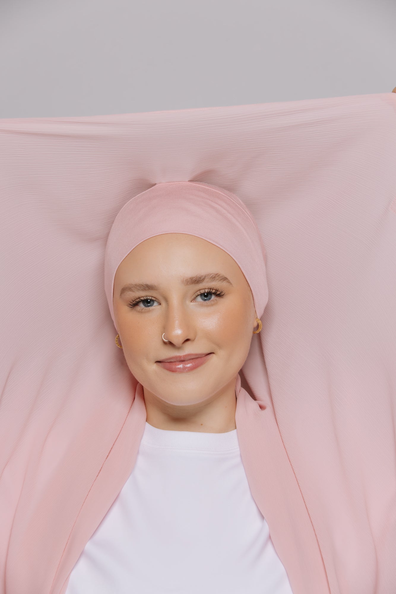 Petal — Instant Crinkle Chiffon Hijab with Built-in Magnets