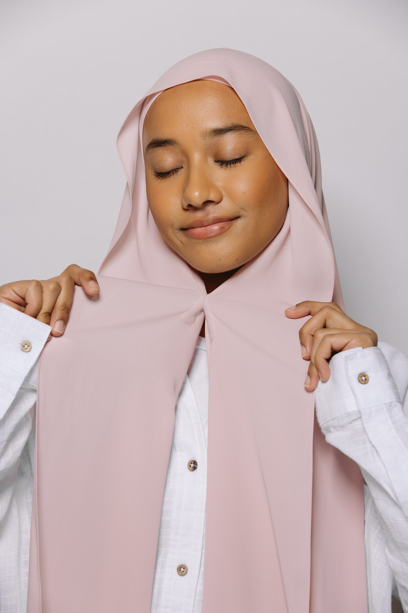 Instant Chiffon Hijab with Built-in Magnets