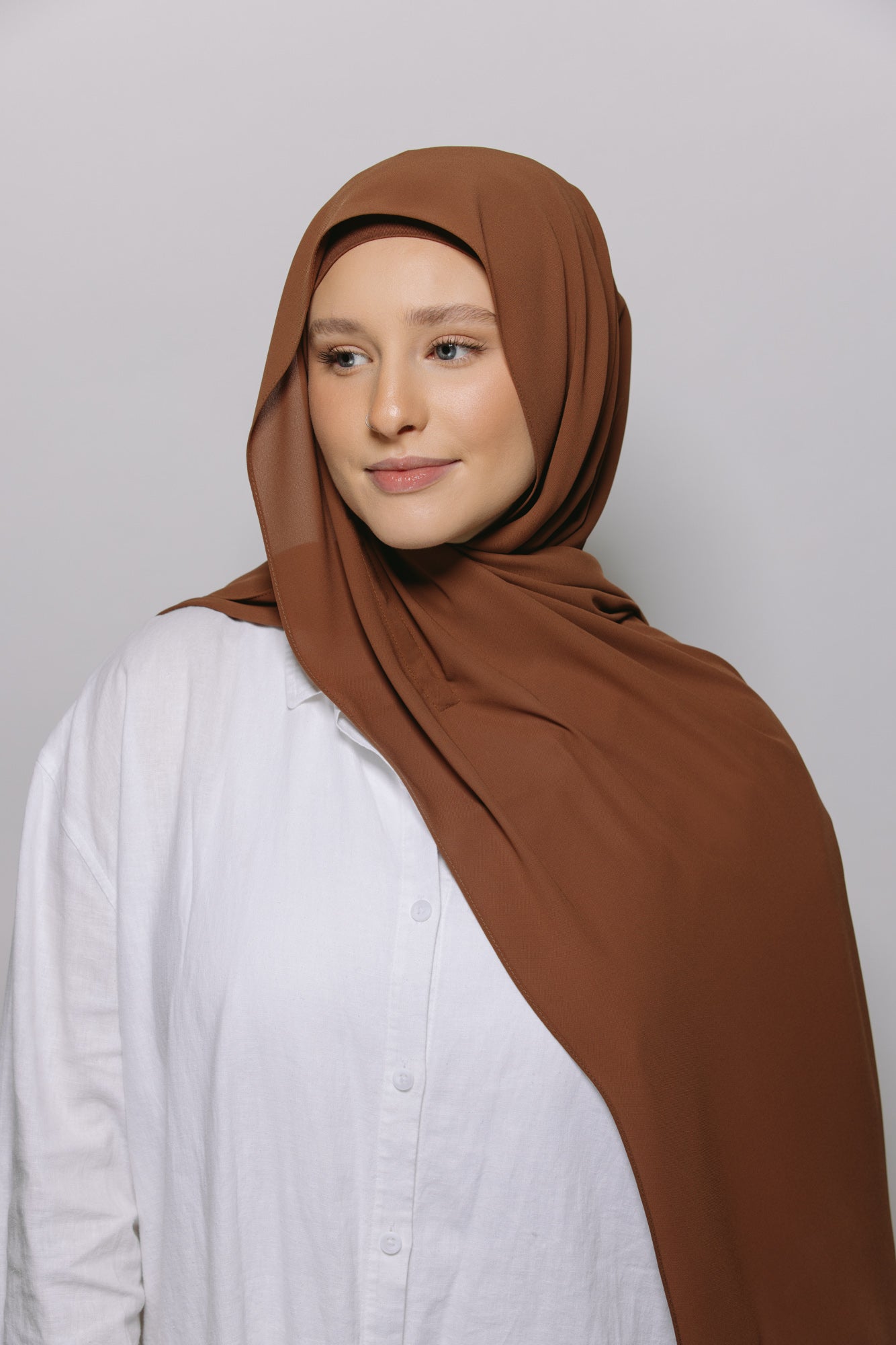 Instant Chiffon Hijab with Built-in Magnets