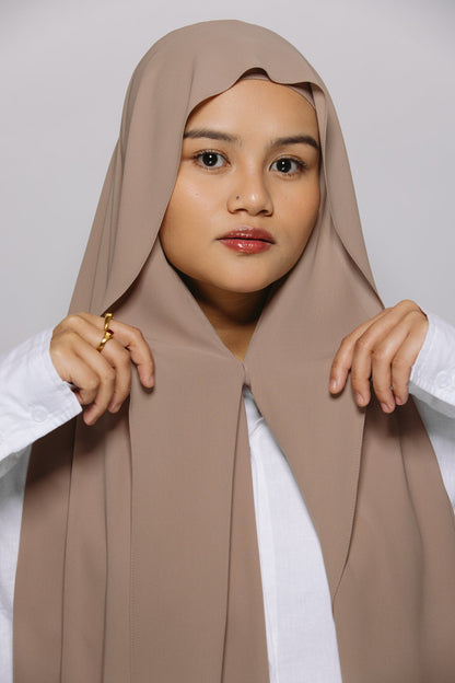 Instant Chiffon Hijab with Built-in Magnets