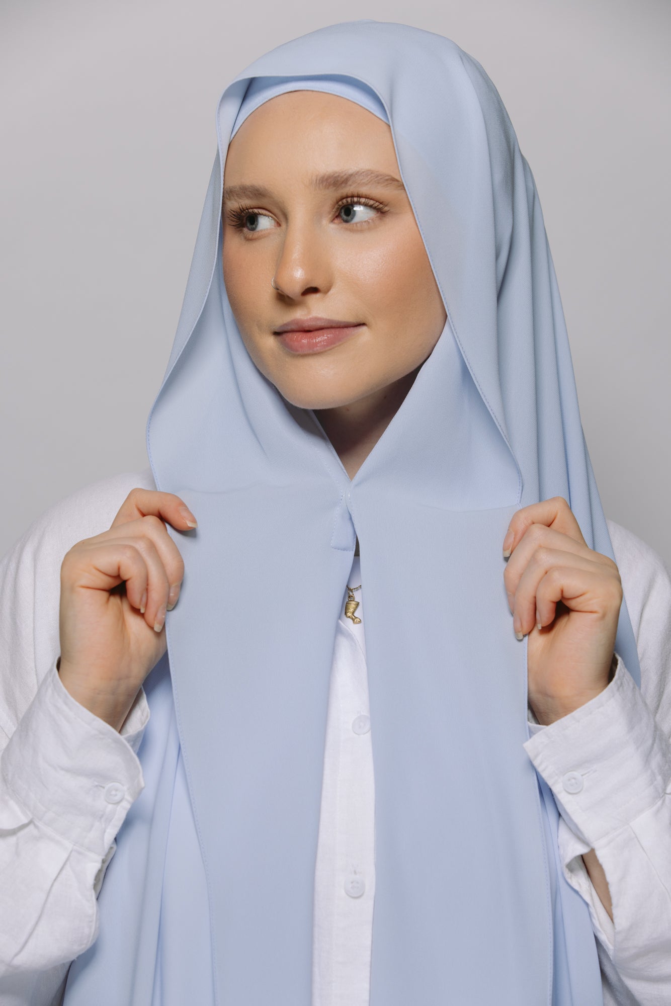 Instant Chiffon Hijab with Built-in Magnets