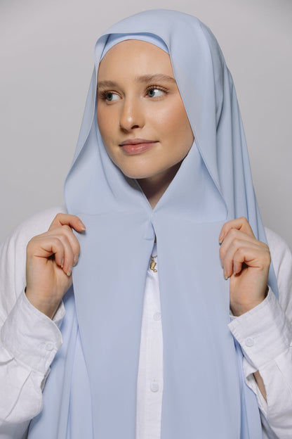 Instant Chiffon Hijab with Built-in Magnets