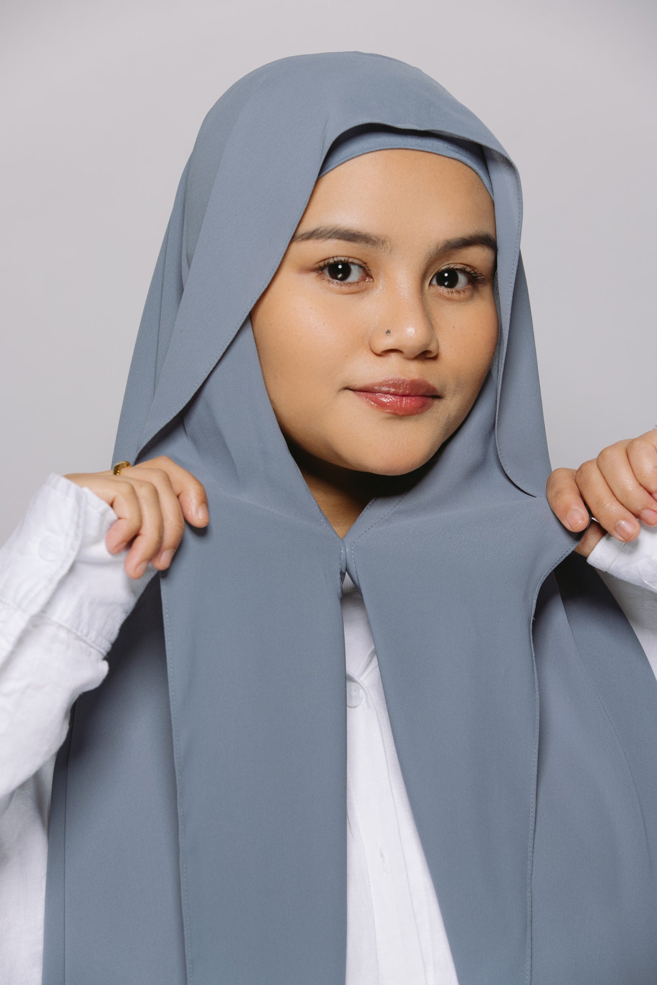 Instant Chiffon Hijab with Built-in Magnets