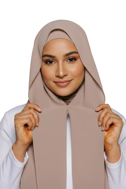 Paraline-Instant Chiffon Hijab with Built-in Magnets
