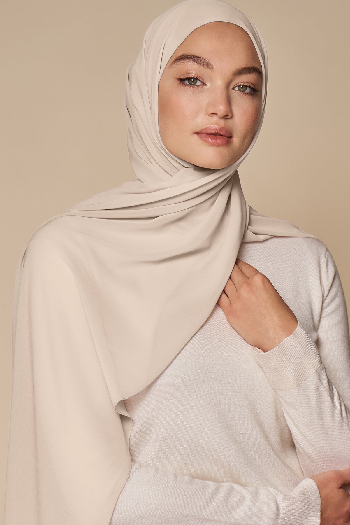 Everyday Chiffon Hijab - Pearl