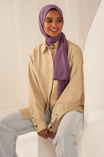 Everyday Chiffon Hijab - Fig