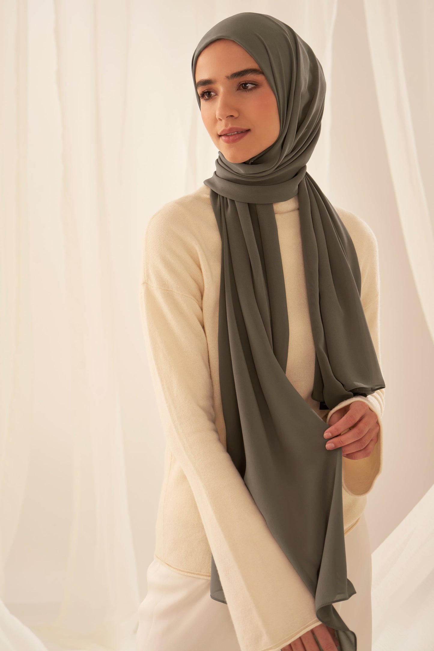 Everyday Chiffon Hijab - Taupe