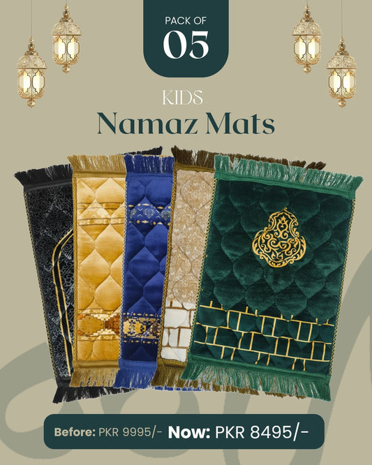 Kids Namaz Mat - Pack of 5