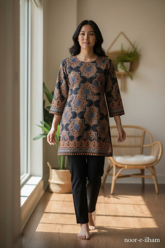 Noor-e-Jahan Black Cord Set