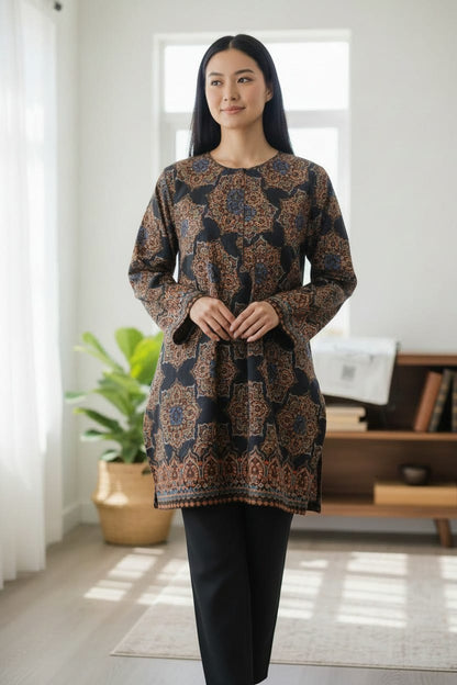 Noor-e-Jahan Black Cord Set