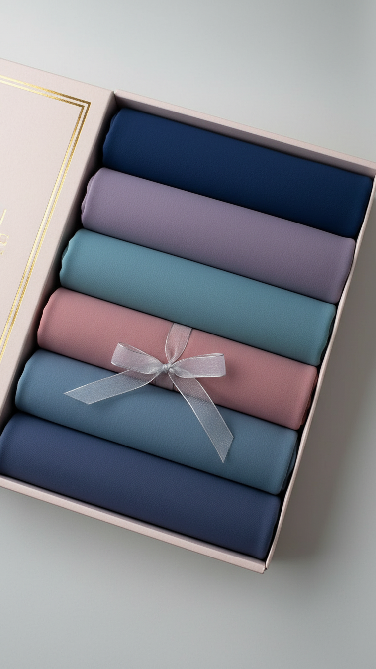 Instant hijab with built in magnets - BUNDLE OF 6