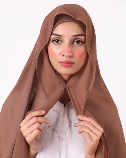 Sable— Instant Chiffon Hijab with Built-in Magnets