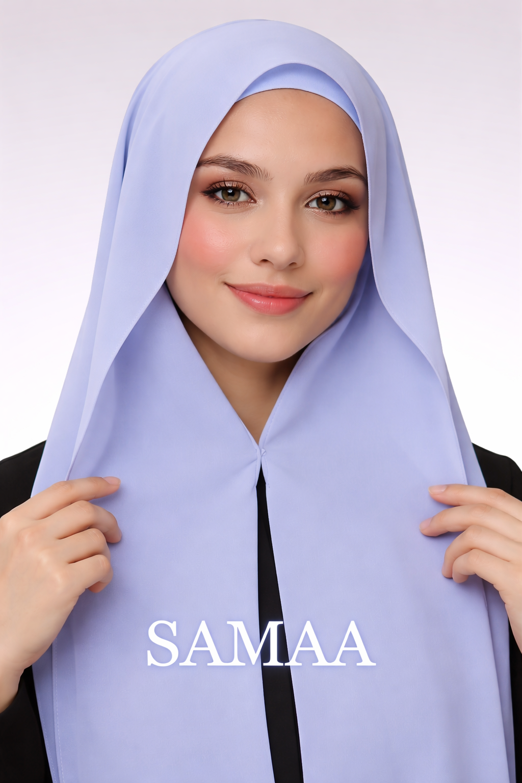 Samaa-Instant Chiffon Hijab with Built-in Magnets